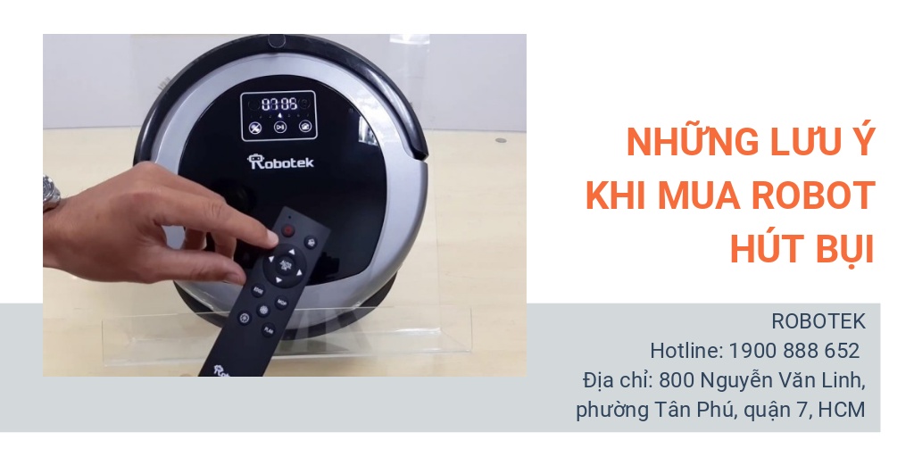 Lời khuyên cho những ai có ý định mua máy hút bụi robot