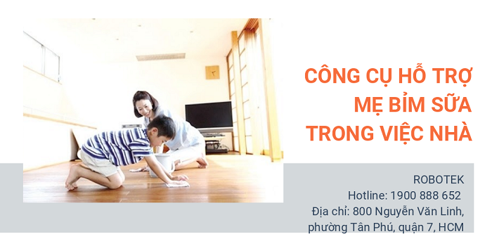 3 công cụ thông minh hỗ trợ mẹ bỉm sữa trong nội trợ