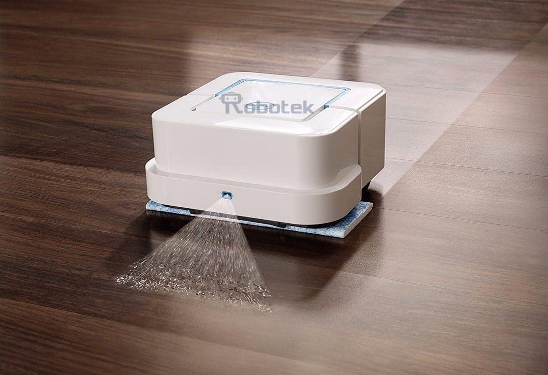 Sử dụng nước lau sàn cho robot hút bụi