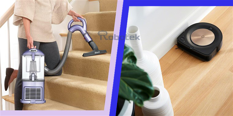 So sánh robot hút bụi và máy hút bụi cầm tay
