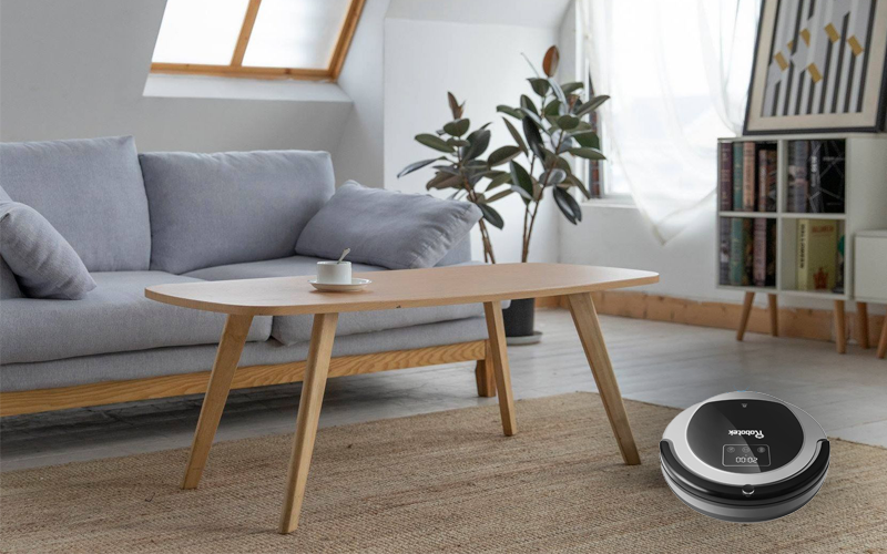 robot hút bụi dưới gầm nội thất