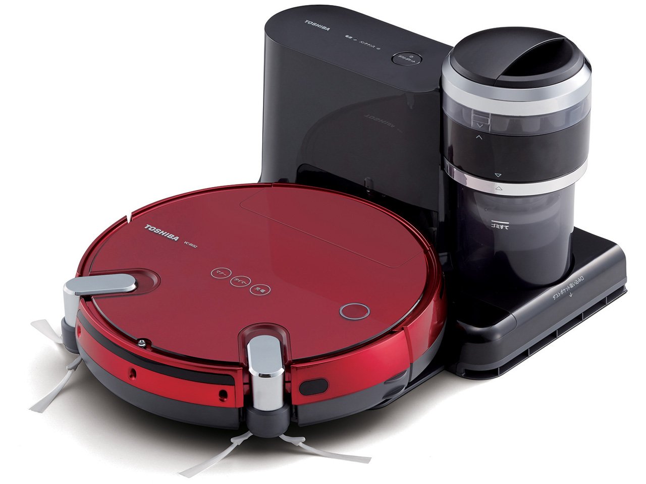 con robot hút bụi