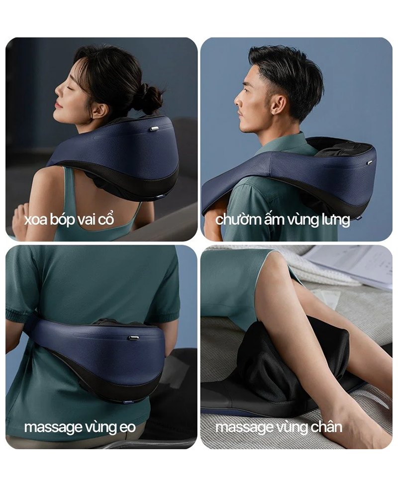 Thích hợp massage nhiều vị trí khác nhau, hẹn giờ thông minh
