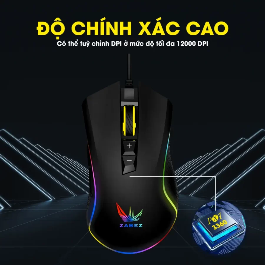 Chuột Gaming ZADEZ GT - 615PM