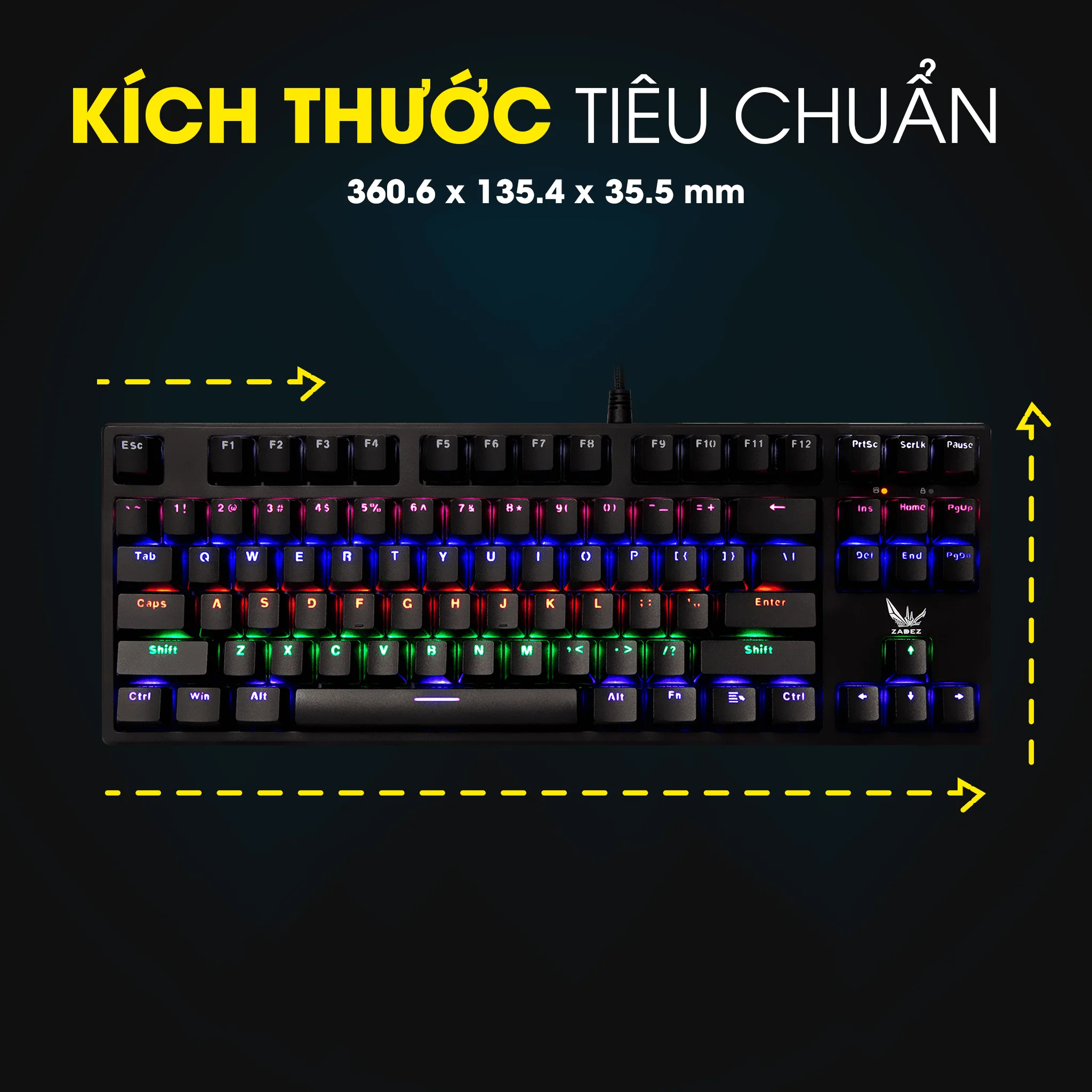 Bàn Phím Gaming ZADEZ GT - 021K Bàn Phím Gaming ZADEZ GT - 021K