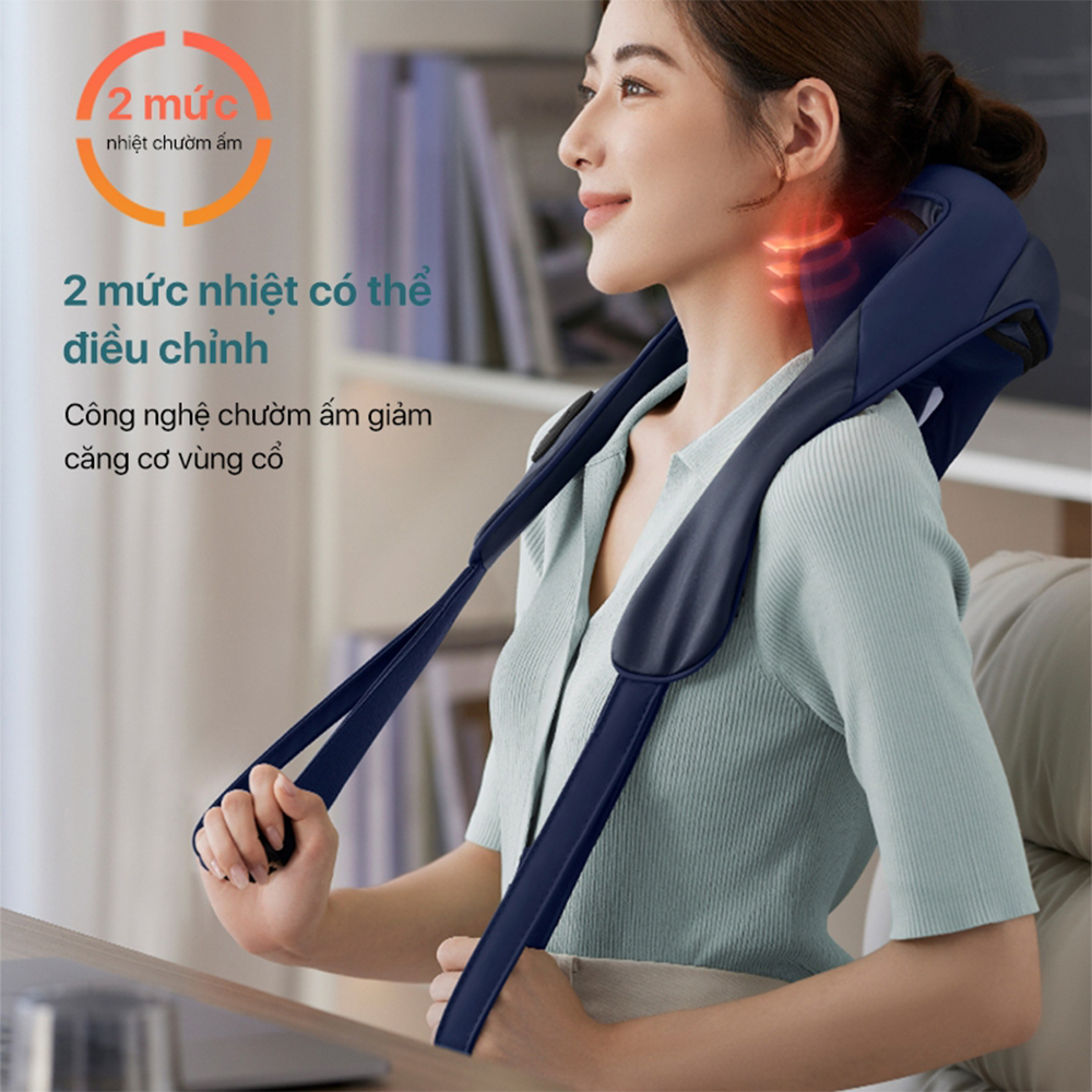 MÁY MASSAGE CỔ VAI GÁY PHILIPS PPM3522 MÁY MASSAGE CỔ VAI GÁY PHILIPS PPM3522