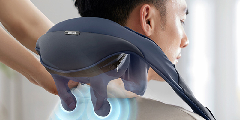 6 điểm tiếp xúc Massage giúp bao phủ vùng cổ vai gáy