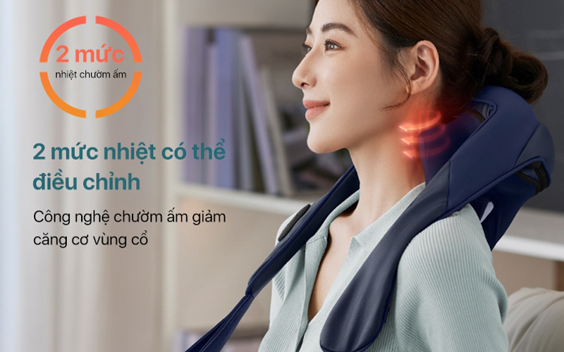 2 mức nhiệt có khả năng điều chỉnh, chườm ấm hiệu quả