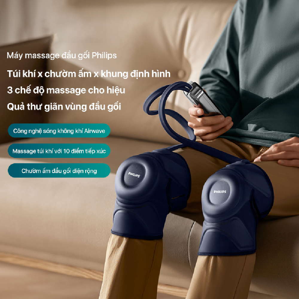 MÁY MASSAGE ĐẦU GỐI PHILIPS PPM5521 MÁY MASSAGE ĐẦU GỐI PHILIPS PPM5521