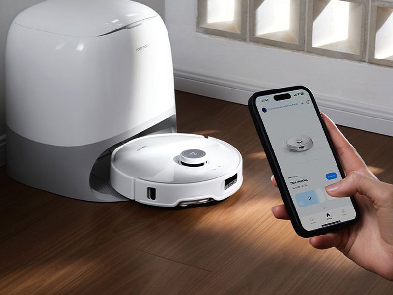 Kết nối với ứng dụng Roborock, điều khiển bằng giọng nói tiện lợi