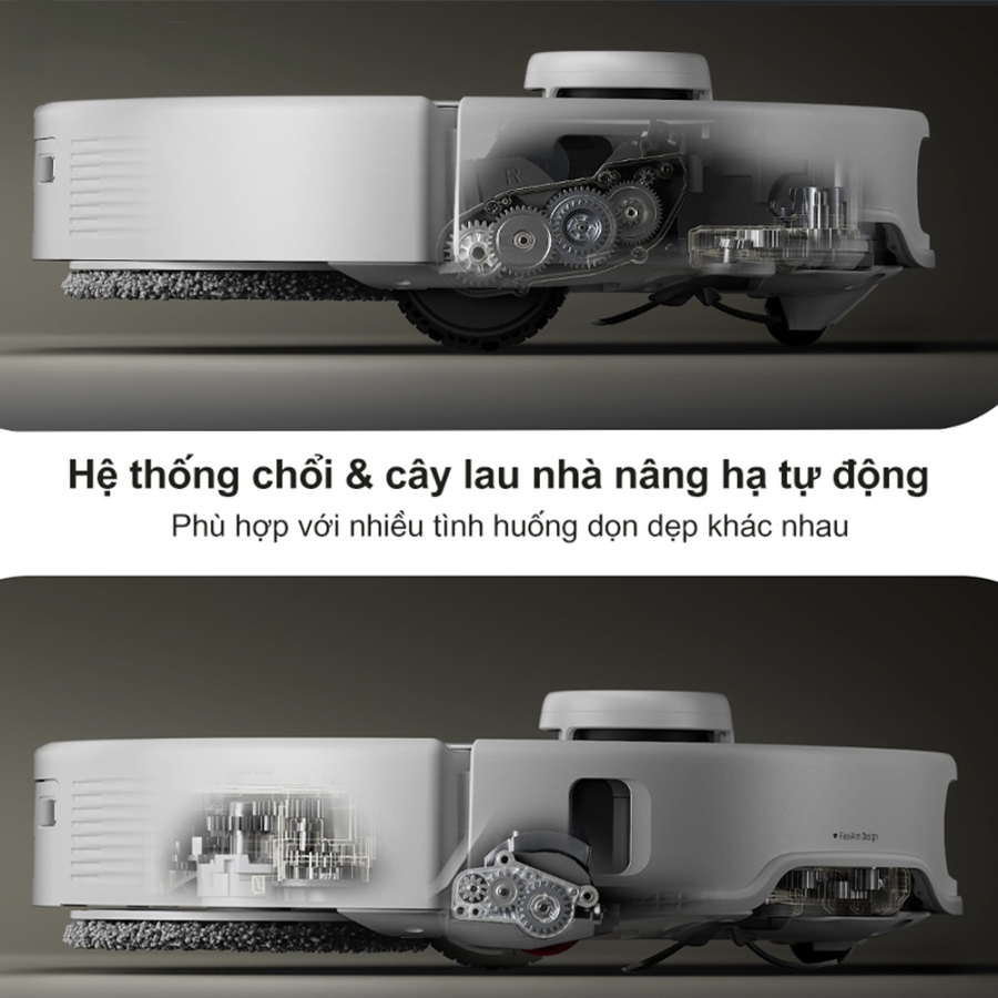 Robot hút bụi lau nhà Roborock Q Revo Curv