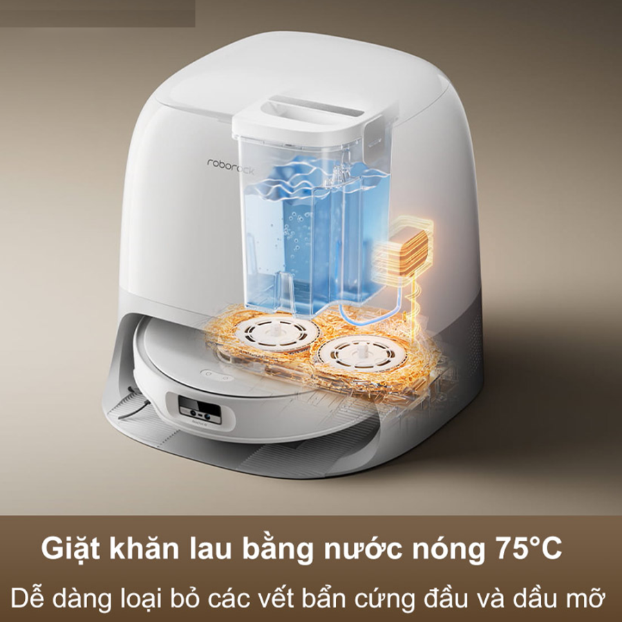 Robot hút bụi lau nhà Roborock Q Revo Curv