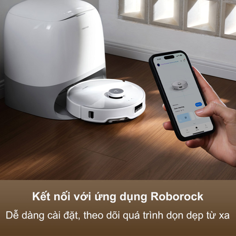 Robot hút bụi lau nhà Roborock Q Revo Curv