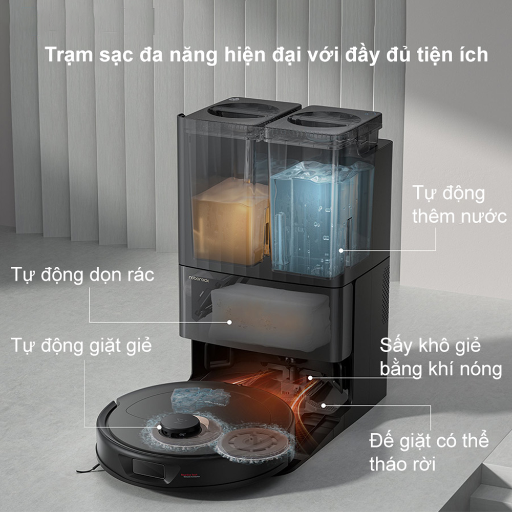 Robot hút bụi lau nhà Roborock Q Revo S Robot hút bụi lau nhà Roborock Q Revo S