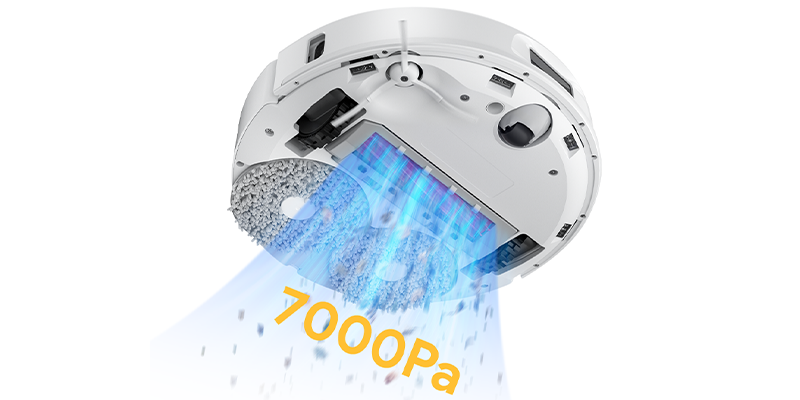 Khả năng hút vượt trội với lực hút nâng cấp lên 7000Pa