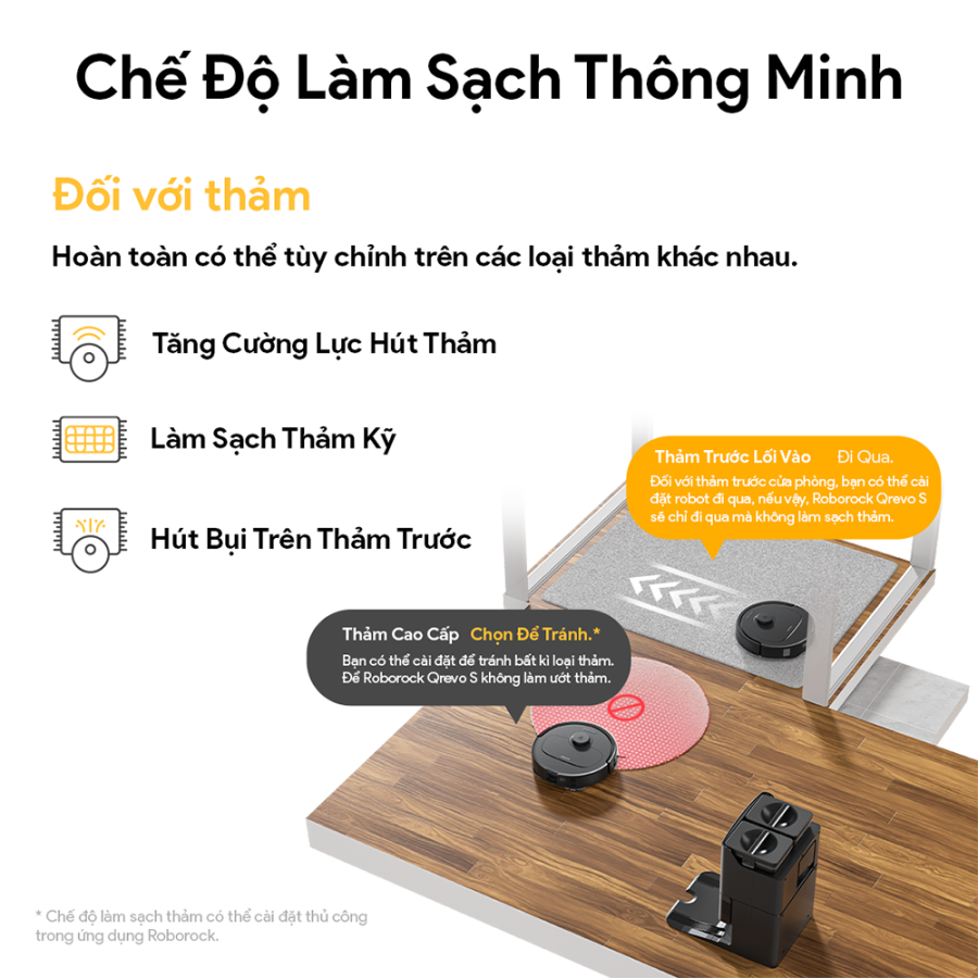 Robot hút bụi lau nhà Roborock Q Revo S