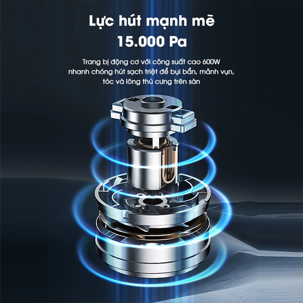 Máy hút bụi cầm tay AQUA AQS-CCX600R(W)-VN Máy hút bụi cầm tay AQUA AQS-CCX600R(W)-VN