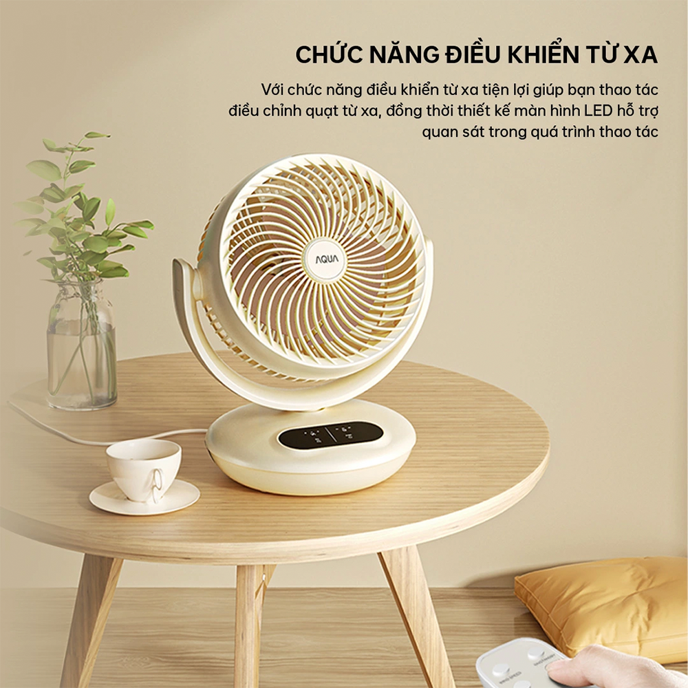 Quạt đứng lưu thông không khí AQUA AQS-FED2001R(W)-VN Quạt đứng lưu thông không khí AQUA AQS-FED2001R(W)-VN