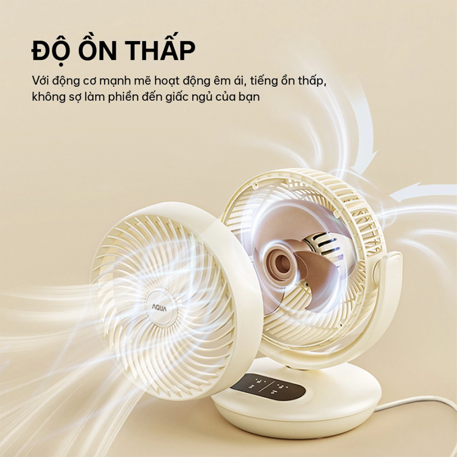 Quạt đứng lưu thông không khí AQUA AQS-FED2001R(W)-VN
