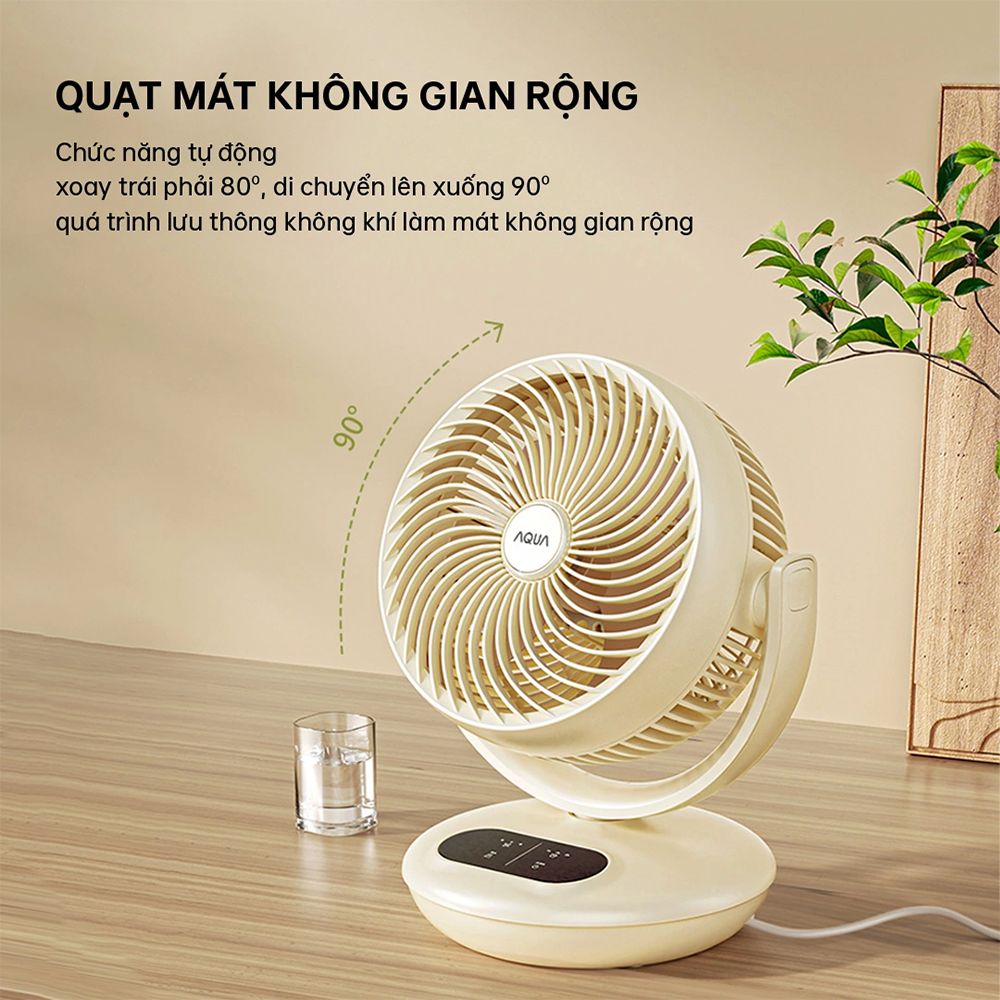 Quạt đứng lưu thông không khí AQUA AQS-FED2001R(W)-VN Quạt đứng lưu thông không khí AQUA AQS-FED2001R(W)-VN
