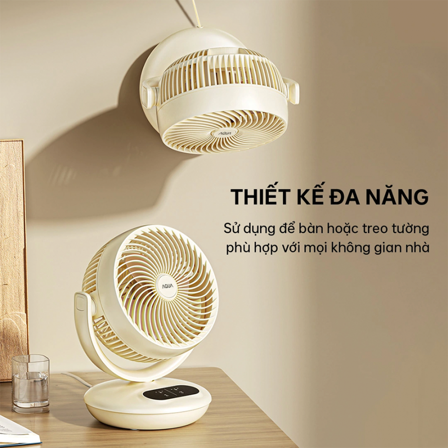 Quạt đứng lưu thông không khí AQUA AQS-FED2001R(W)-VN