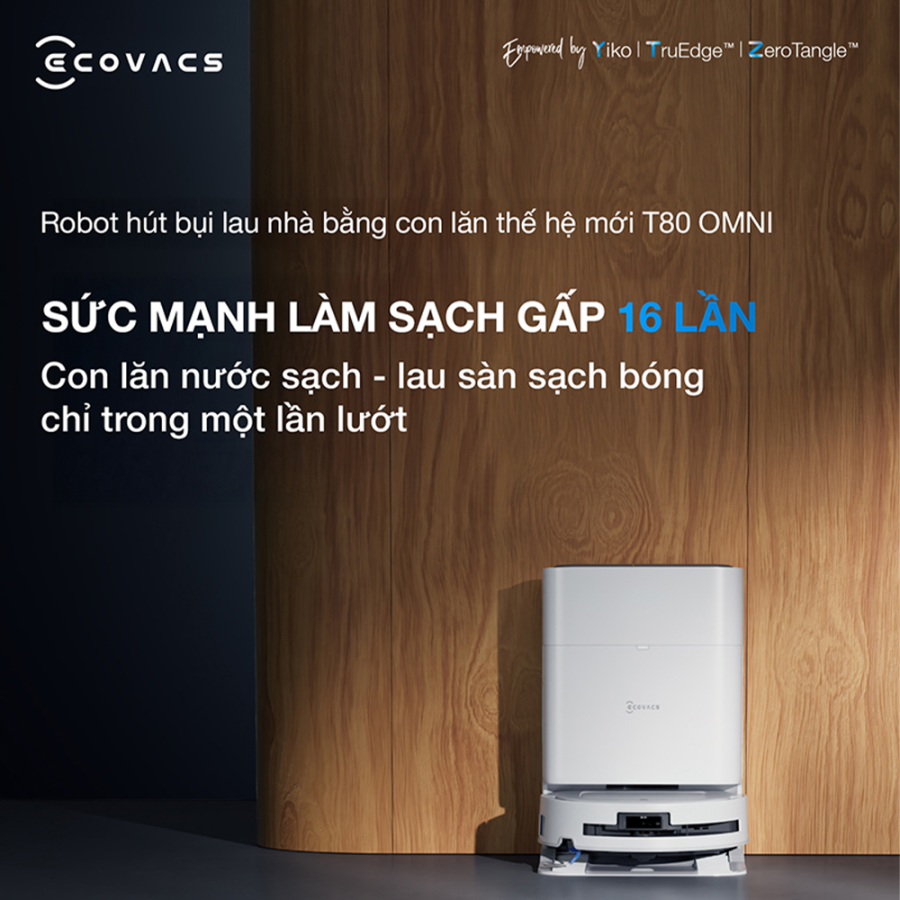 Robot Hút Bụi Lau Nhà Ecovacs Deebot T80 Omni