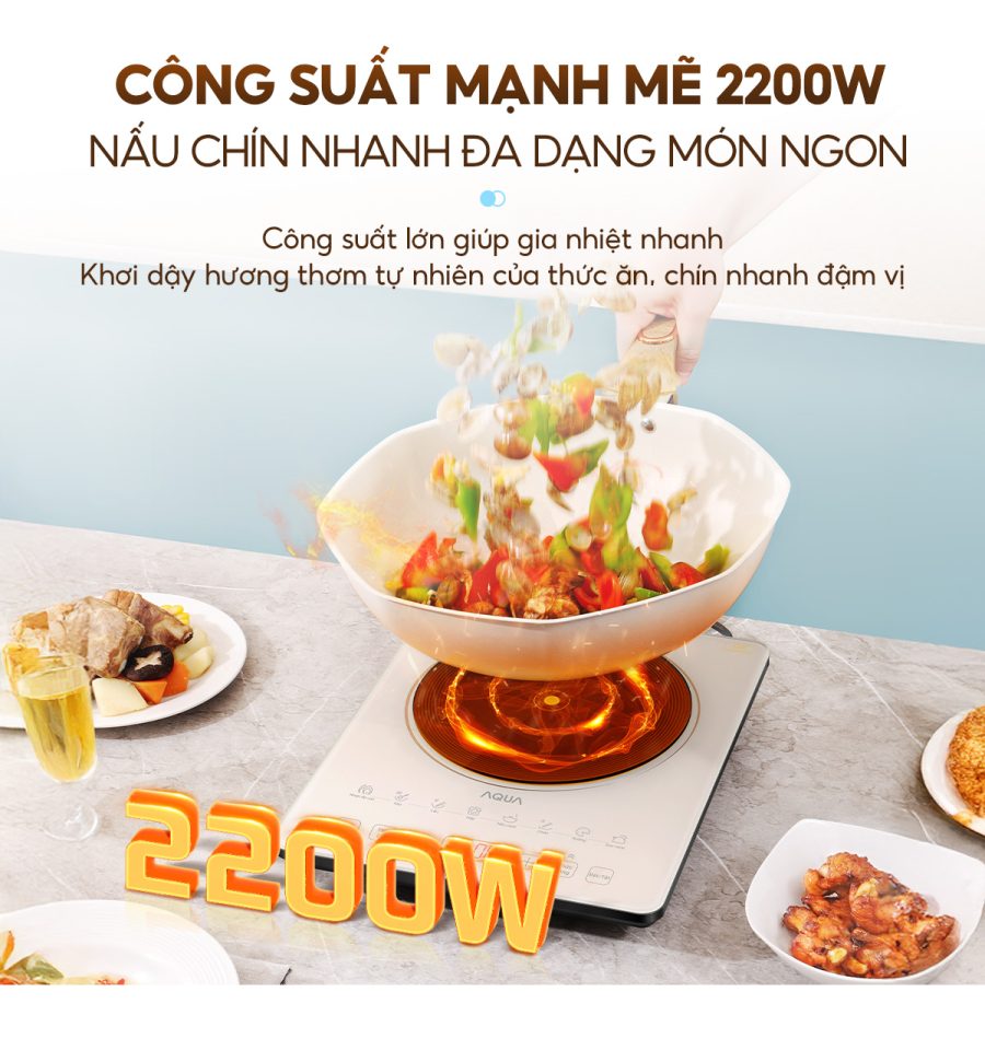 Bếp điện từ AQUA AQS-ICT2201R(C)-VN