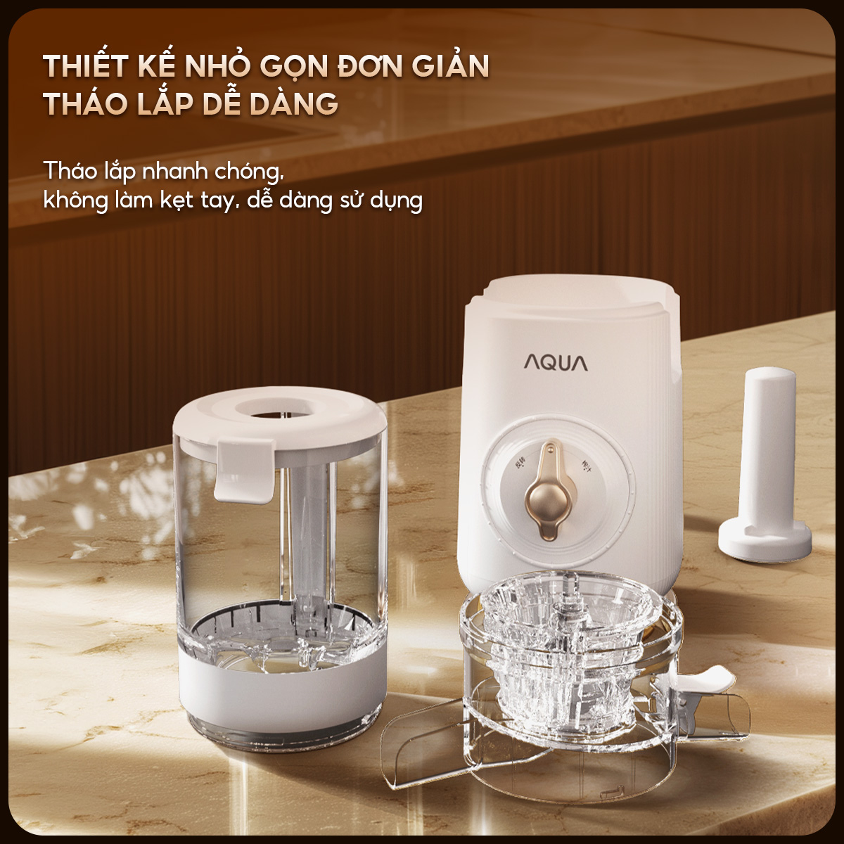 Máy ép chậm AQUA AQS-JSJ0901RW-VN Máy ép chậm AQUA AQS-JSJ0901RW-VN