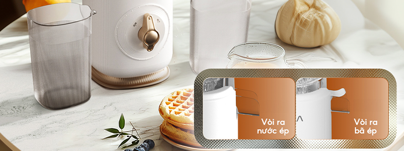 PHÂN TÁCH BÃ VÀ NƯỚC ÉP TIỆN LỢI