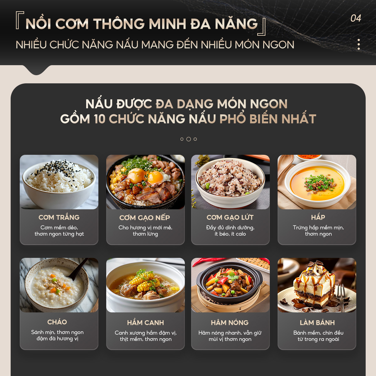 Nồi cơm điện tử AQUA AQS-RBC401R(N)-VN Nồi cơm điện tử AQUA AQS-RBC401R(N)-VN