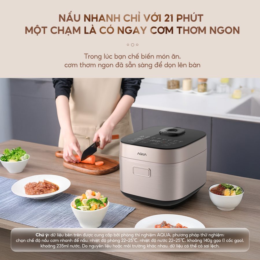 Nồi cơm điện tử AQUA AQS-RBC401R(N)-VN