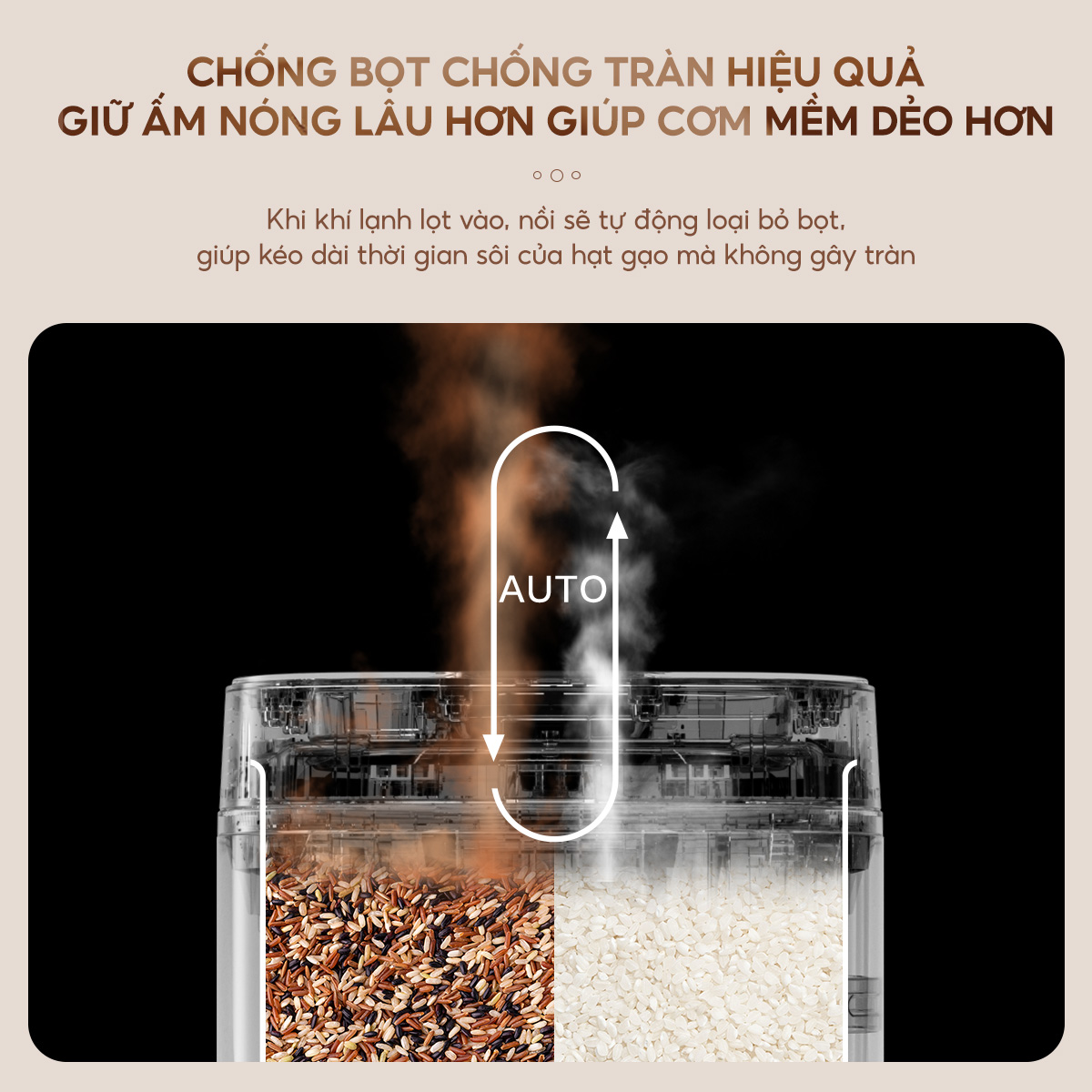 Nồi cơm điện tử AQUA AQS-RBC401R(N)-VN Nồi cơm điện tử AQUA AQS-RBC401R(N)-VN