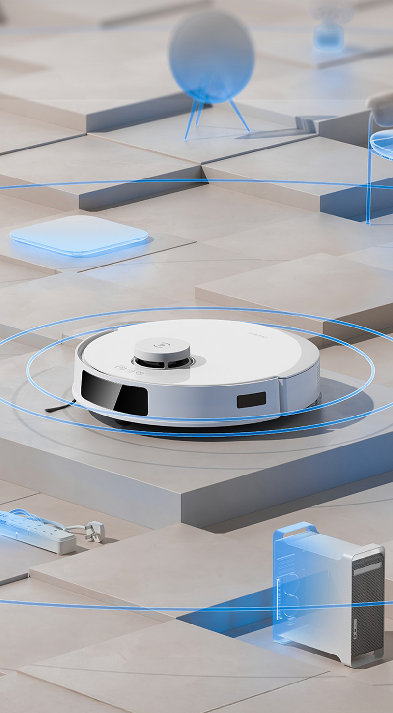 Robot hút bụi lau nhà Deebot T30e Pro Omni di chuyển và quản lý thông minh với TrueMapping