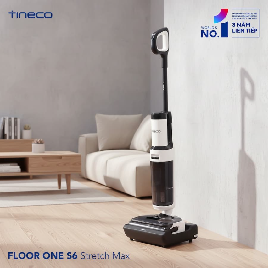 Máy hút bụi lau sàn khô ướt Tineco Floor One S6 Stretch Max